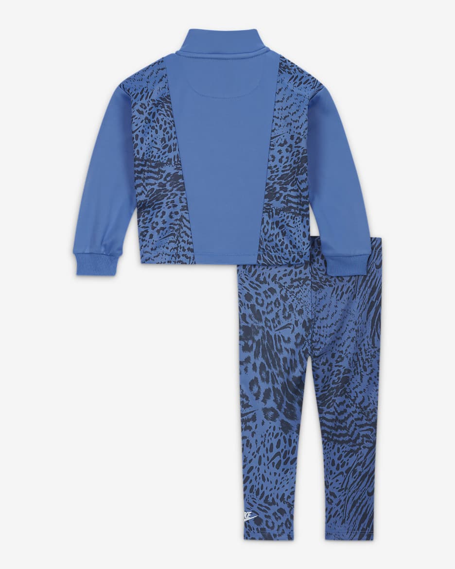 Fashion leopard print nike tracksuit